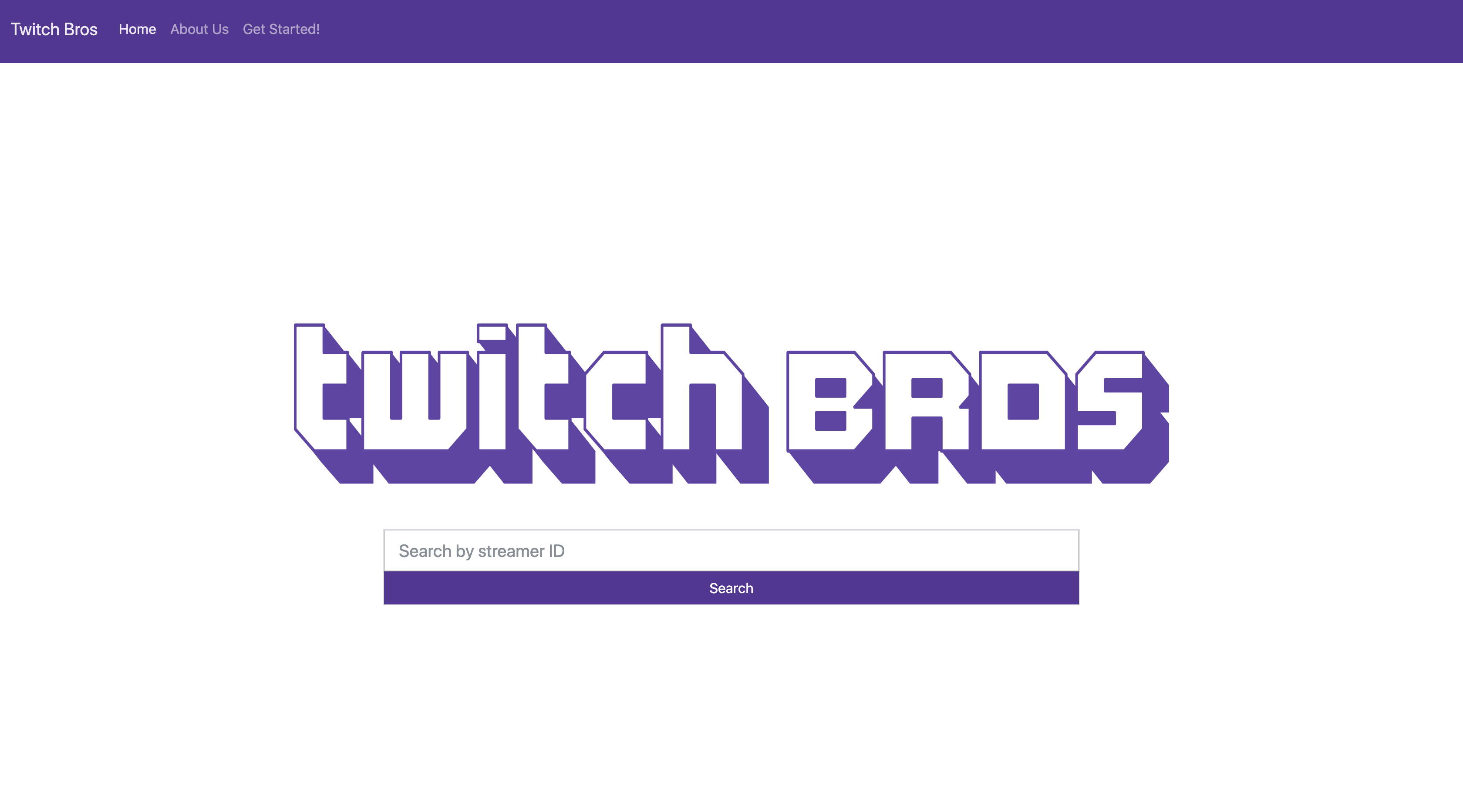 Twitch Bros Homepage